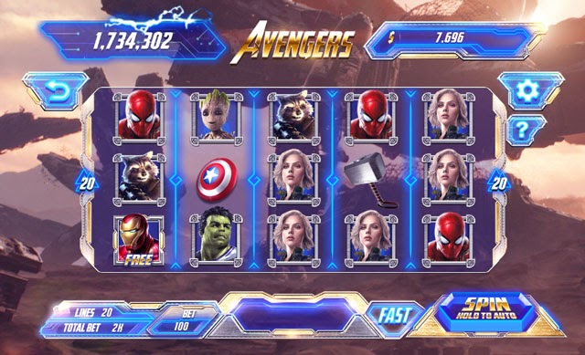 Hệ số thưởng Avengers Zowin